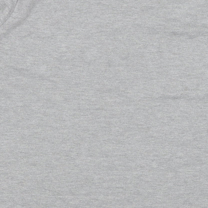 Womens UK Size M Bonmarché Grey Basic T-Shirt