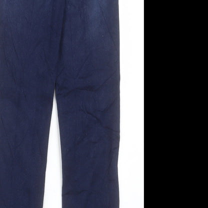 Womens UK Size 8 Marks and Spencer Regular Fit Straight Blue Jeans