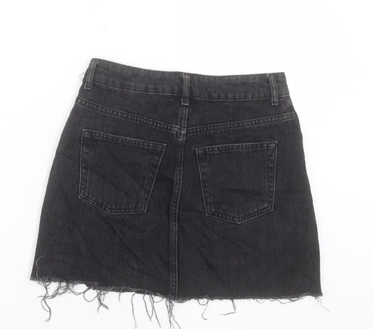 Womens UK Size 8 Topshop A-Line Denim Skirt