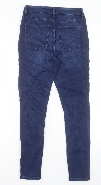 Womens UK Size 10 Marks and Spencer Regular Fit Skinny Blue Jeans