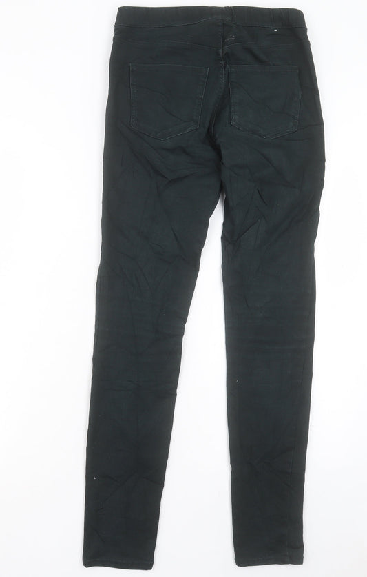 Womens UK Size 8 H&M Regular Fit Jegging Green Trousers