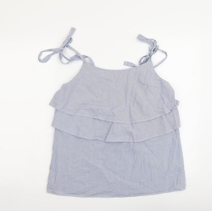 Womens UK Size 10 NEXT Blue Basic Tank