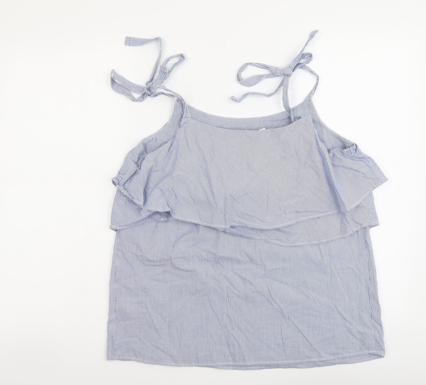 Womens UK Size 10 NEXT Blue Basic Tank