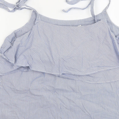 Womens UK Size 10 NEXT Blue Basic Tank