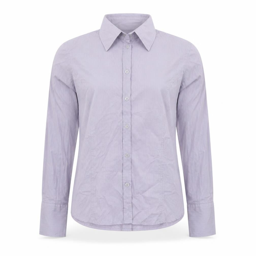 Womens UK Size 12 Avenue Purple Basic Button-Up