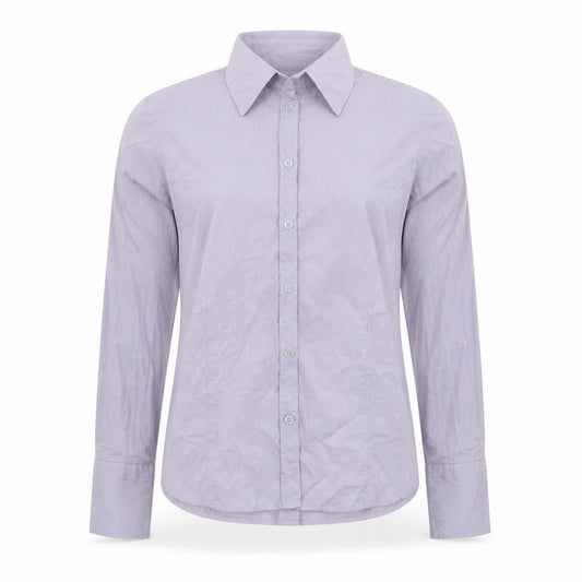 Womens UK Size 12 Avenue Purple Basic Button-Up