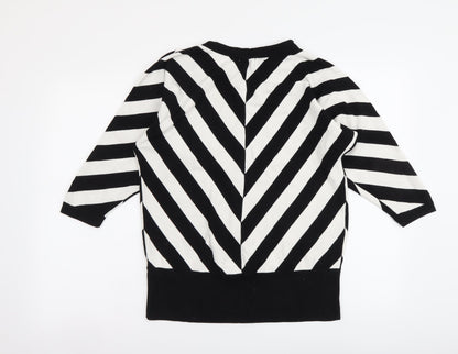 Womens UK Size 10 Soon Black Pullover Jumper