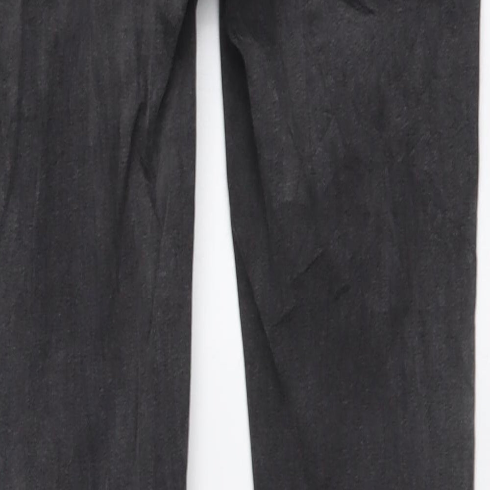 Zara Womens Grey Cotton Skinny Jeans Size S L28 in Regular Button