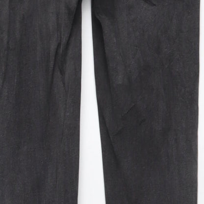 Zara Womens Grey Cotton Skinny Jeans Size S L28 in Regular Button