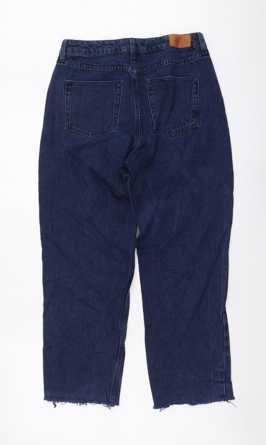 Urban Outfitters Womens Blue Cotton Mom Jeans Size 28 in L30 in Regular Button