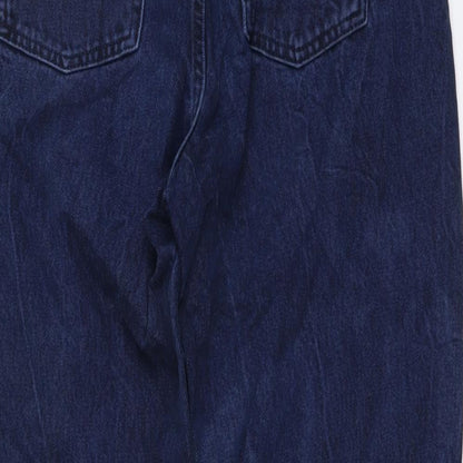 Urban Outfitters Womens Blue Cotton Mom Jeans Size 28 in L30 in Regular Button