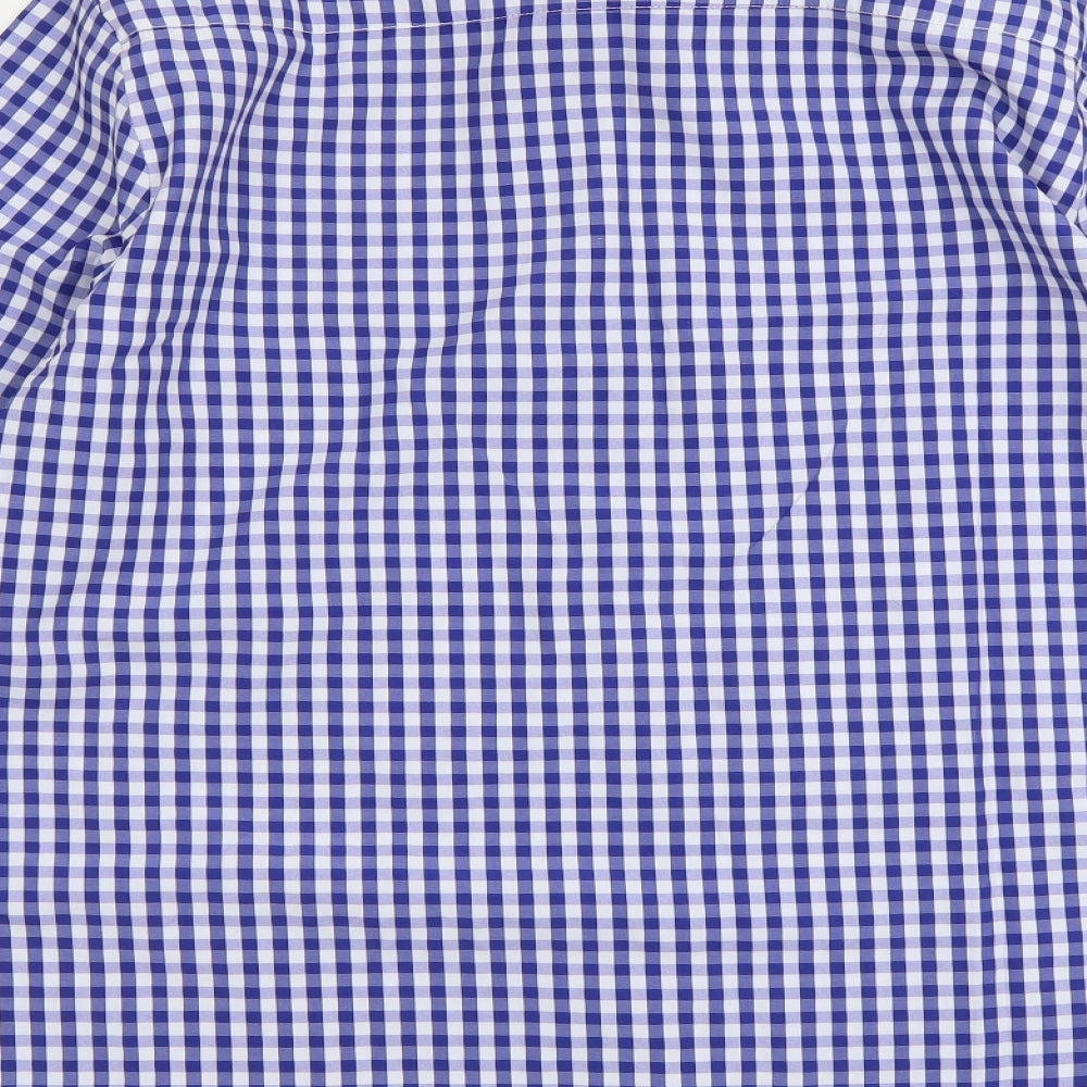 Mens UK Size XL O-Riya Xuan Blue  Button-Up Long Sleeve Casual Shirt