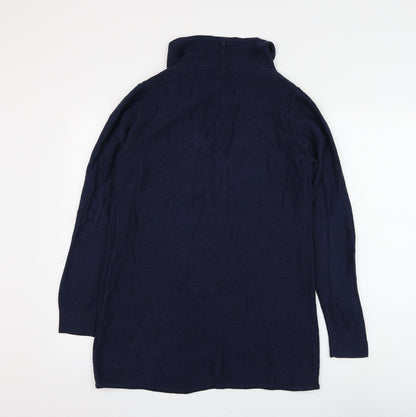 Womens UK Size 12 BHS Blue Cardigan Jumper