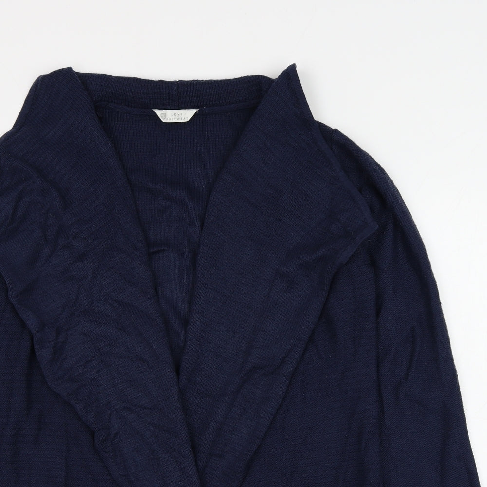 Womens UK Size 12 BHS Blue Cardigan Jumper
