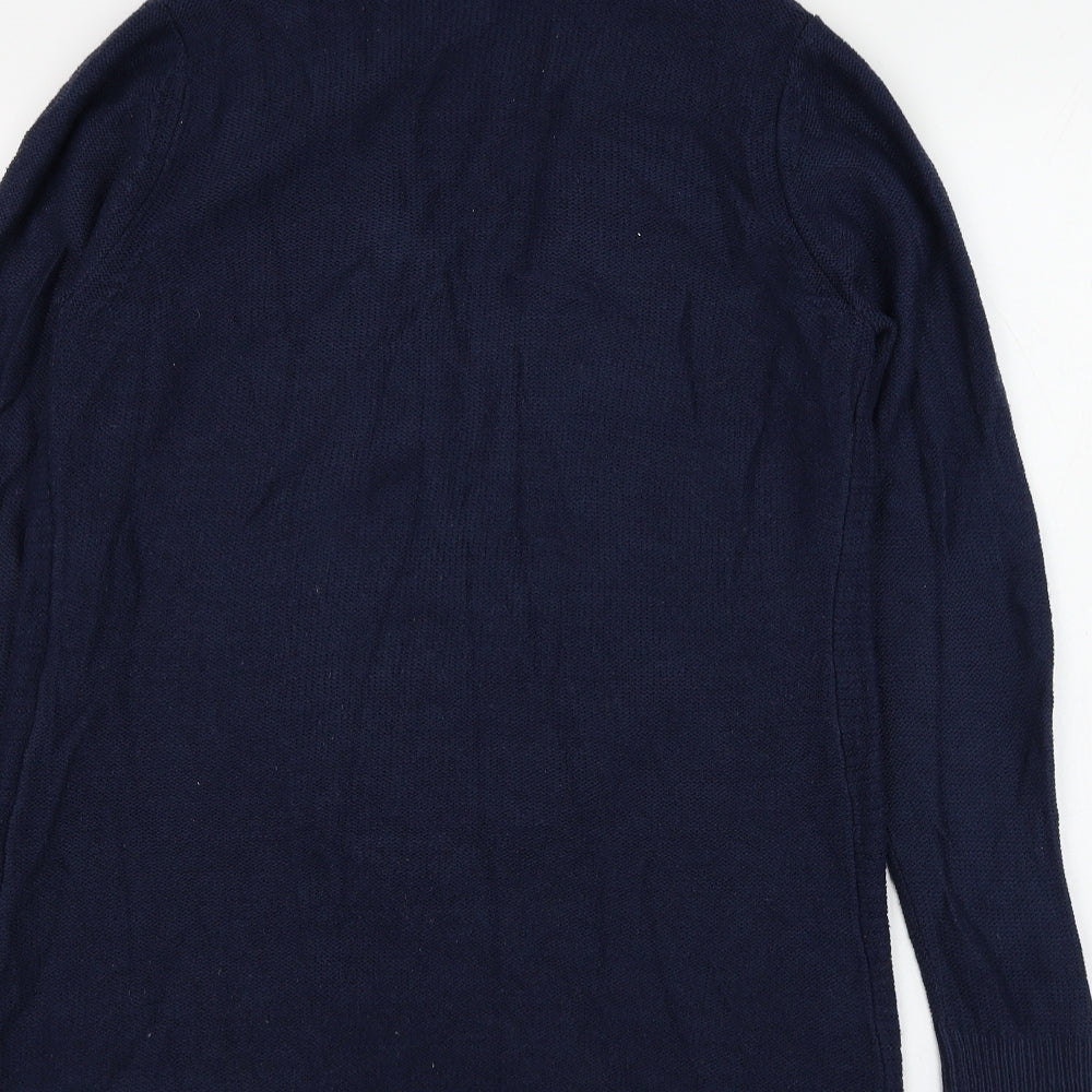 Womens UK Size 12 BHS Blue Cardigan Jumper