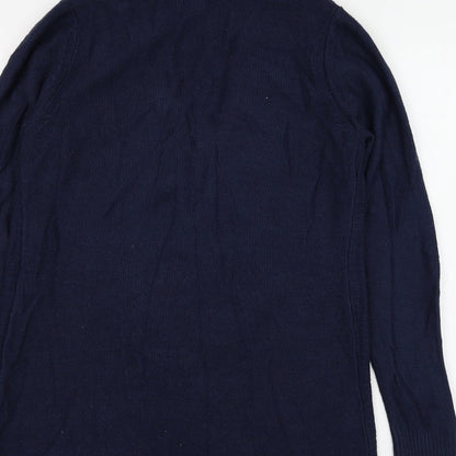 Womens UK Size 12 BHS Blue Cardigan Jumper