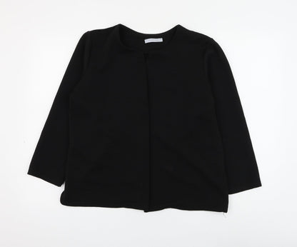 Plaza Italia Womens Black Jacket Blazer Size M