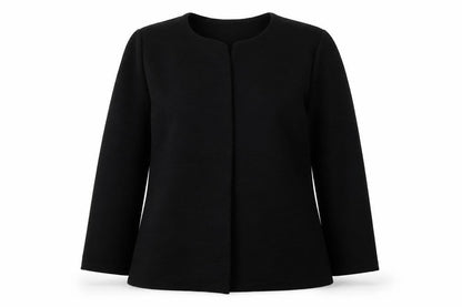 Plaza Italia Womens Black Jacket Blazer Size M