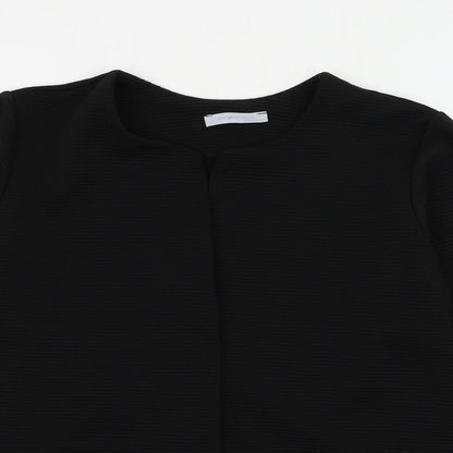 Plaza Italia Womens Black Jacket Blazer Size M