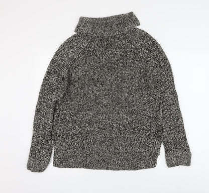 Womens UK Size 8 Topshop Grey Pullover Jumper