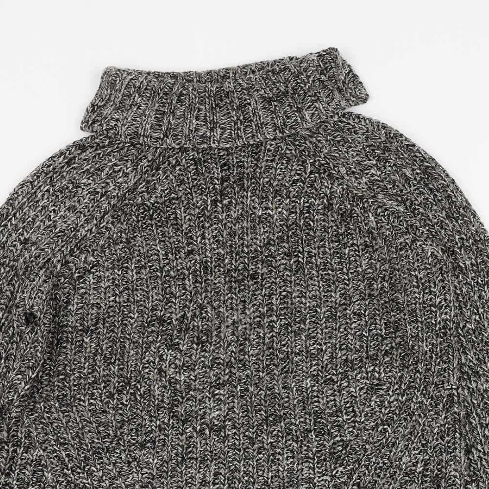 Womens UK Size 8 Topshop Grey Pullover Jumper