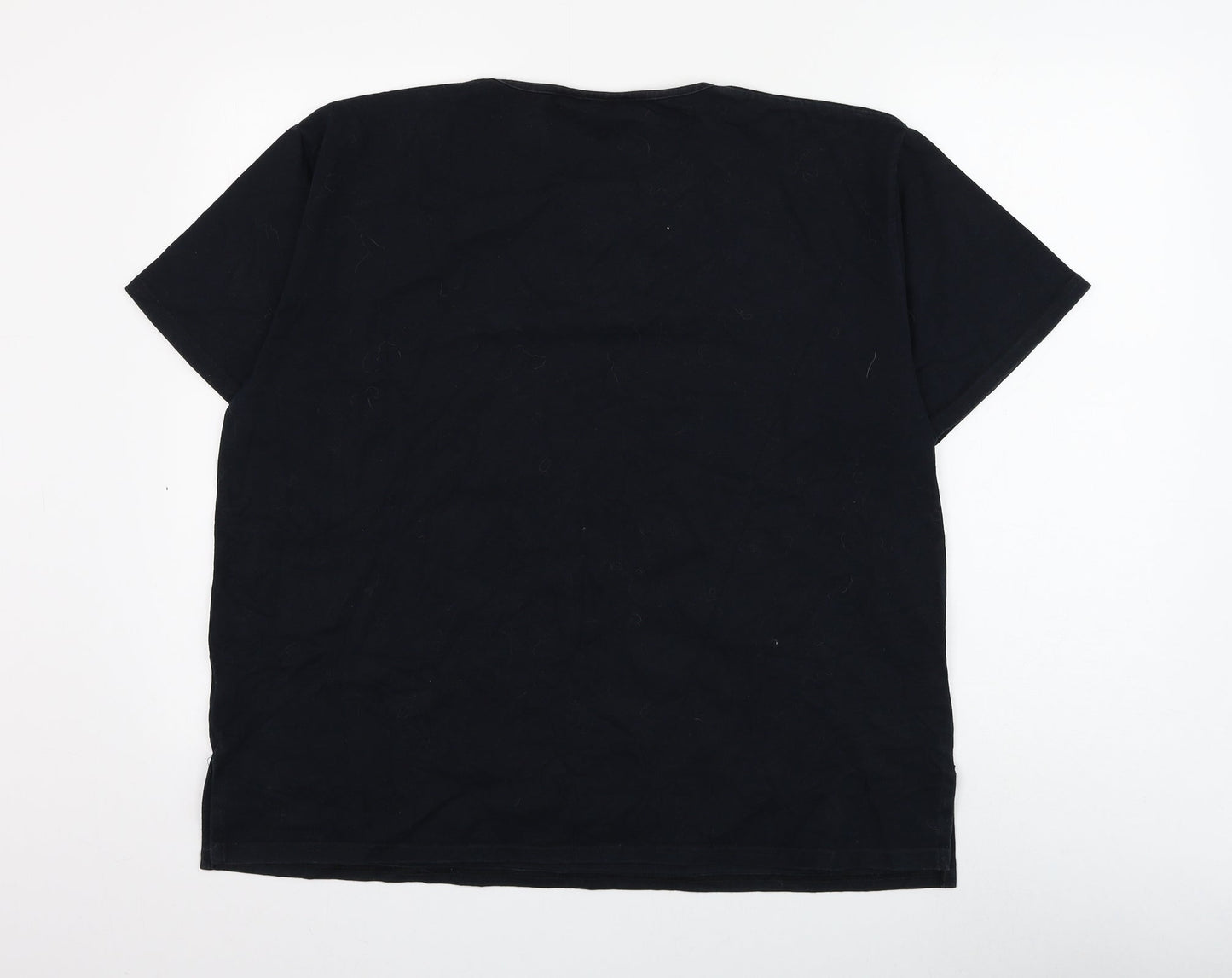 Womens UK Size S ELVI Black Basic T-Shirt