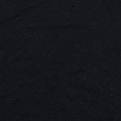 Womens UK Size S ELVI Black Basic T-Shirt