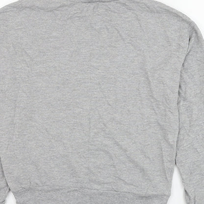 H&M Womens Grey Cotton Pullover Sweatshirt Size XS Pullover - Superior Authentic