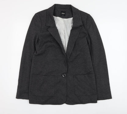 Oasis Womens Grey Jacket Blazer Size M Button