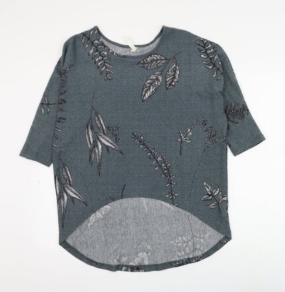 Womens UK Size 10 Preworn Grey Pullover Jumper