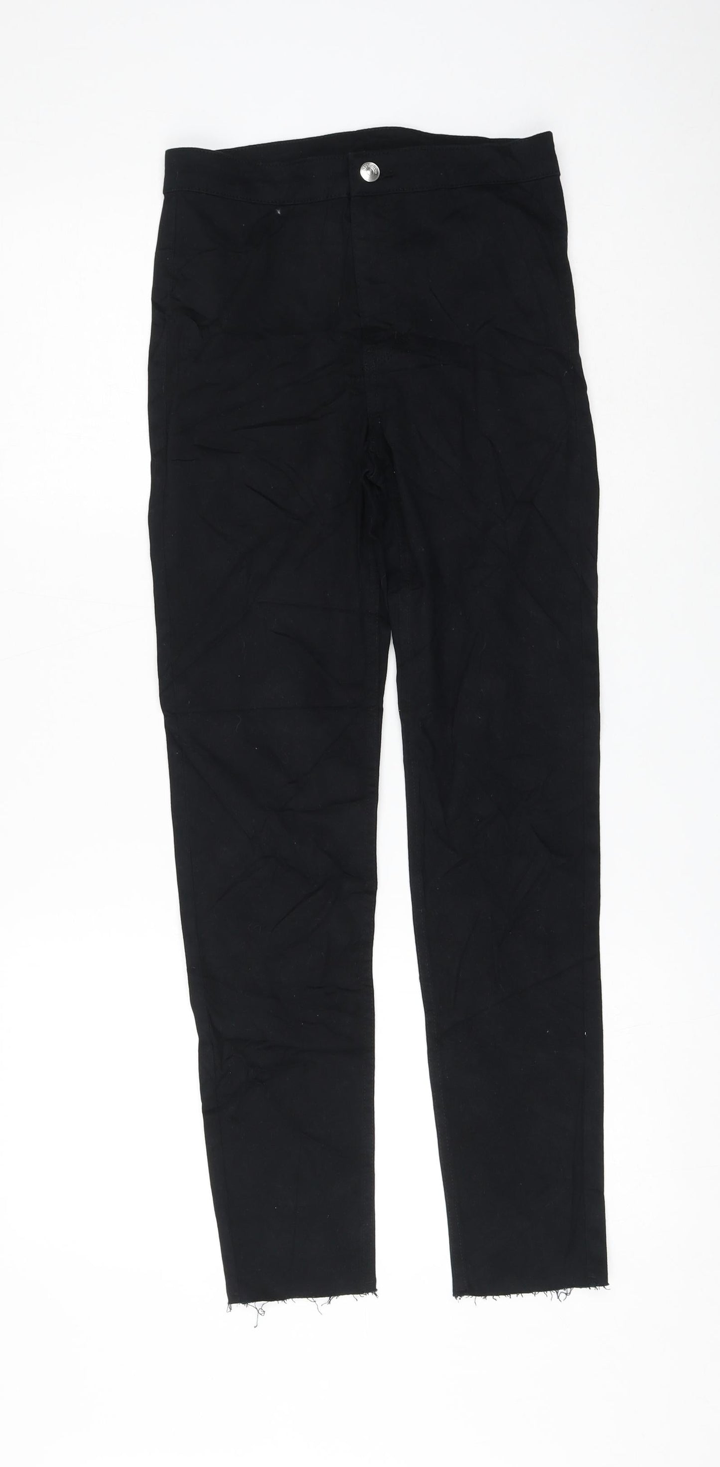 Womens UK Size 8 H&M Regular Fit Skinny Black Jeans