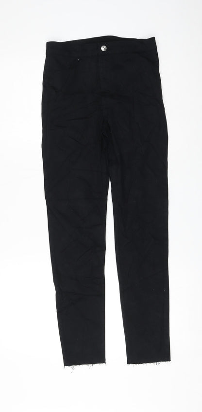 Womens UK Size 8 H&M Regular Fit Skinny Black Jeans