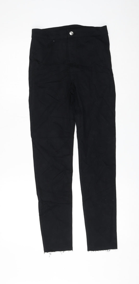 Womens UK Size 8 H&M Regular Fit Skinny Black Jeans