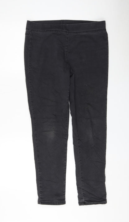 Womens UK Size 34 in Preworn Regular Fit Jegging Black Jeans