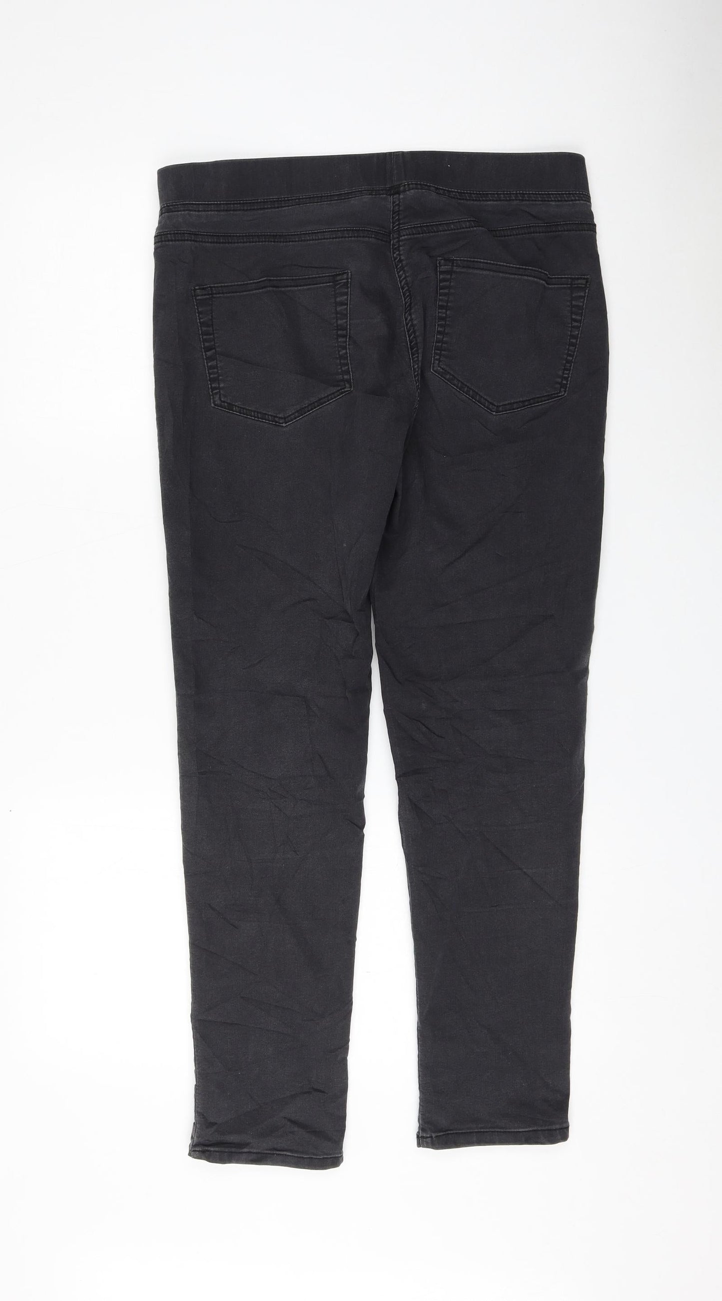 Womens UK Size 34 in Preworn Regular Fit Jegging Black Jeans