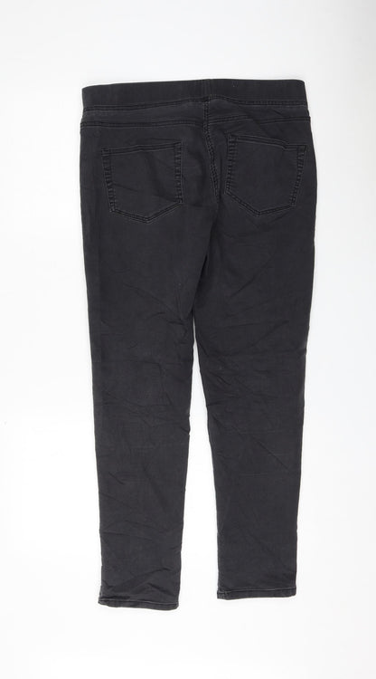 Womens UK Size 34 in Preworn Regular Fit Jegging Black Jeans