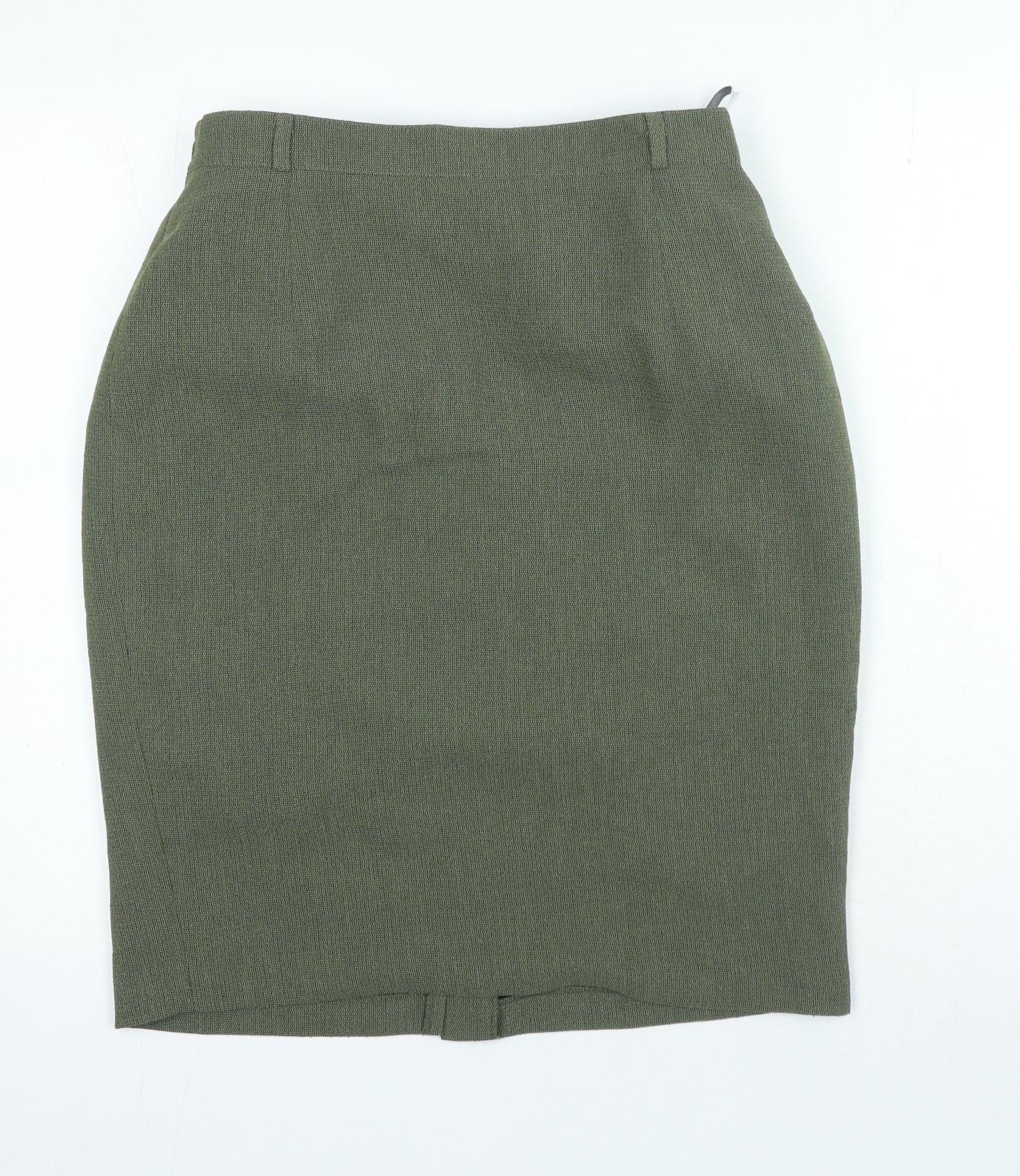 Gerry Weber Womens Green Polyester Straight & Pencil Skirt Size 14 Zip