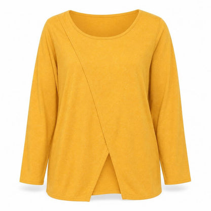 Rainbow Womens Yellow Polyester Pullover Sweatshirt Size XL Pullover