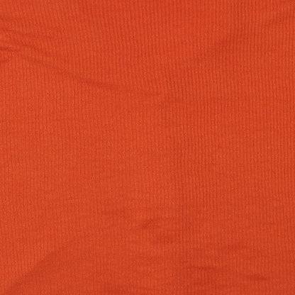 Womens UK Size L New Look Orange Pullover Jumper