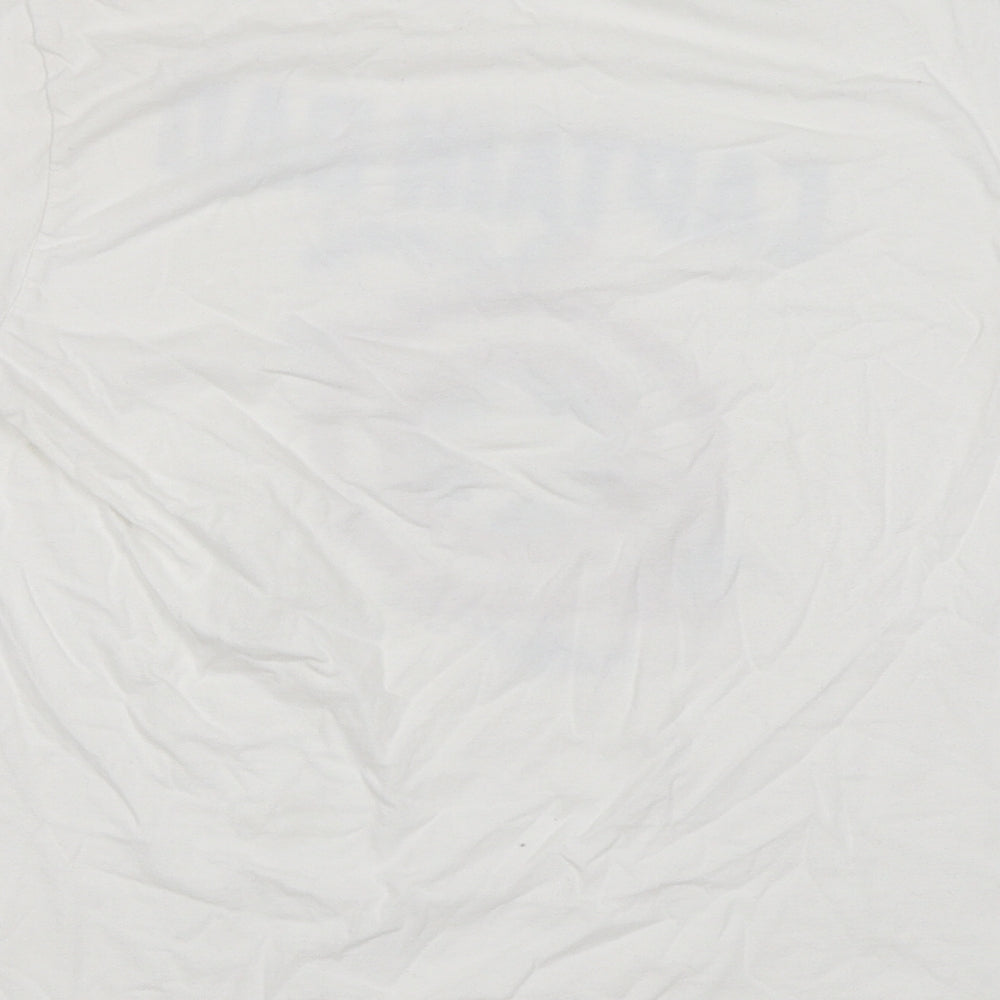 Mens UK Size M Gildan White  T-Shirt