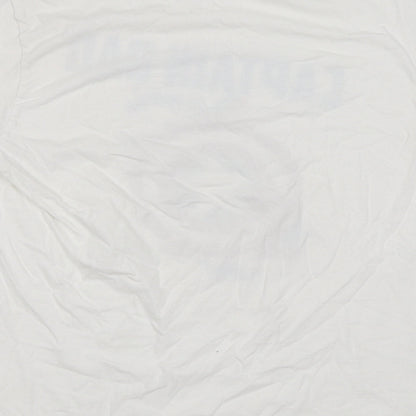 Mens UK Size M Gildan White  T-Shirt