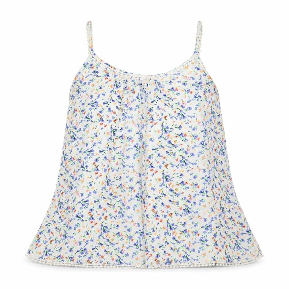 Womens UK Size 8 Peacocks Multicoloured Camisole Blouse