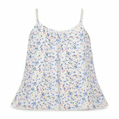 Womens UK Size 8 Peacocks Multicoloured Camisole Blouse