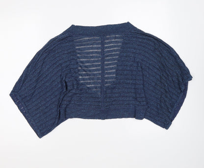 Womens UK Size 14 Oasis Blue Cardigan Jumper