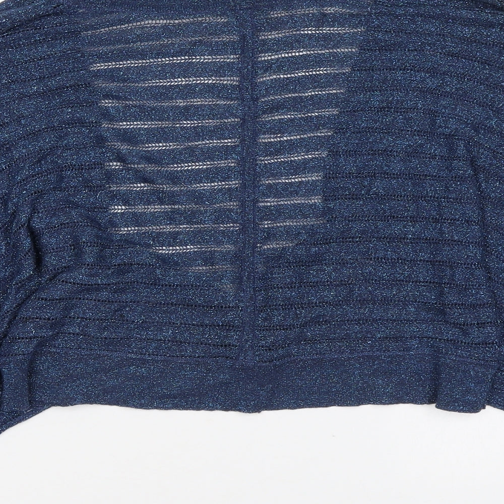 Womens UK Size 14 Oasis Blue Cardigan Jumper