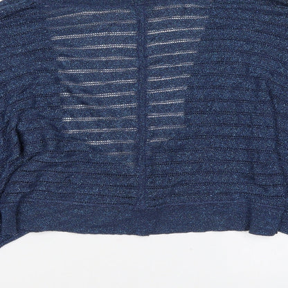 Womens UK Size 14 Oasis Blue Cardigan Jumper