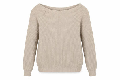 Womens UK Size S Missguided Beige Pullover Jumper