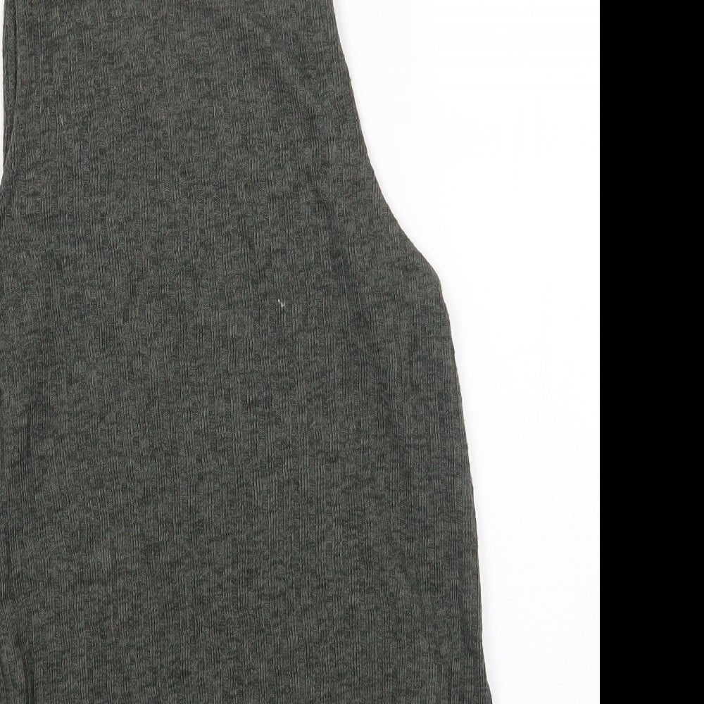Womens UK Size 8 New Look Green Camisole T-Shirt