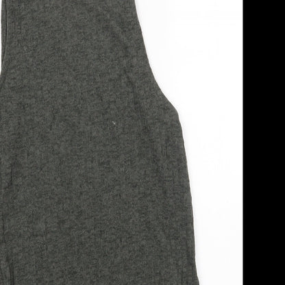 Womens UK Size 8 New Look Green Camisole T-Shirt