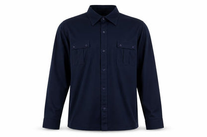 Mens UK Size S Refind Blue  Button-Up Long Sleeve Casual Shirt